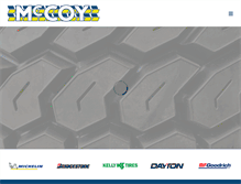 Tablet Screenshot of mccoytrucktire.com